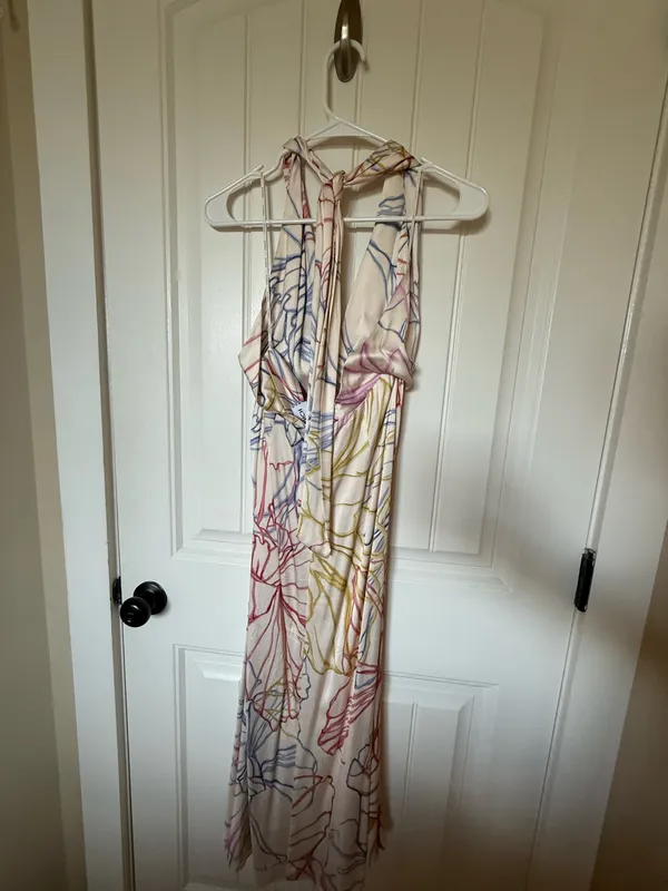 Boutique maxi dress with open back Multiple Size XS - Image 4