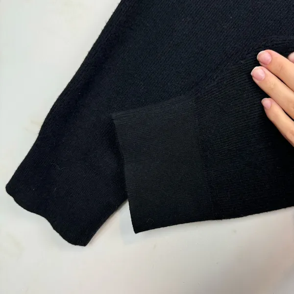 ZYIA Active Womens Black Soft n Warm Joggers Sz Large Ribbed Cozy Knit - Image 9