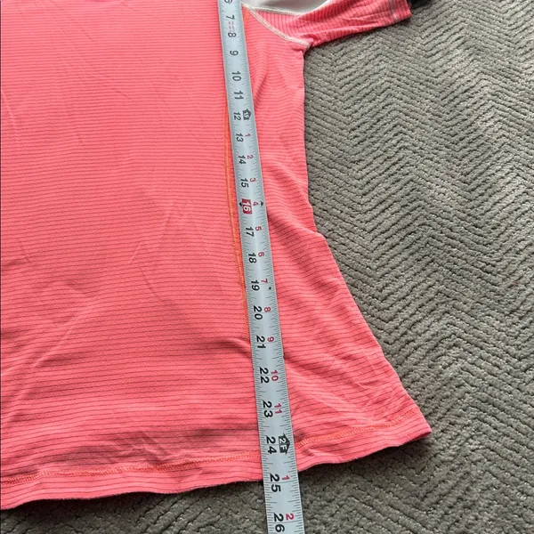Lululemon Coral Swiftly Tech Short Sleeve Running Top Mesh Raglan Athletic Tee - Image 8