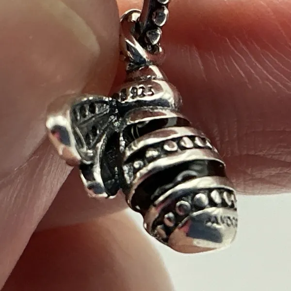 Pandora 398840C01 Sparkling Queen Bee Pendant Sterling Silver CZ Retired - Image 12