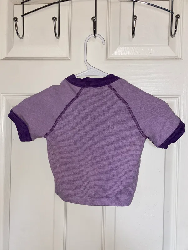 Cropped Purple Shirt  - Image 2