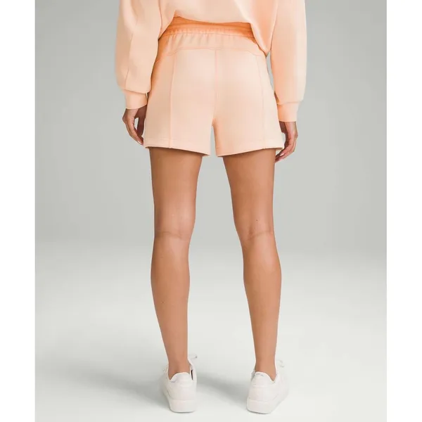 Lululemon Softstreme High-Rise Short 4" Peach Bellini Size 6 - Image 2