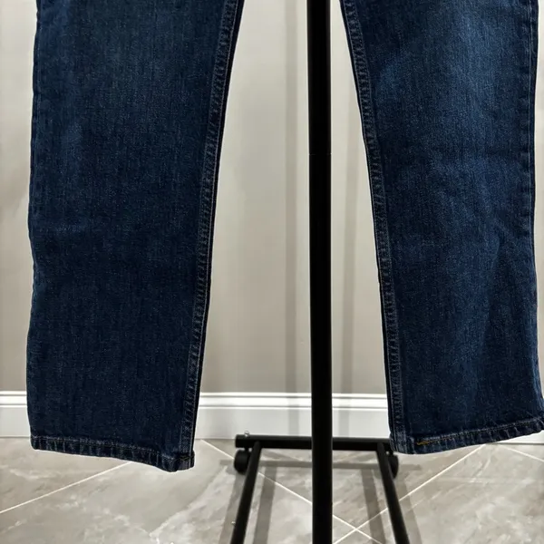 Reformation Julianna Exposed Zip Mid Rise Straight Leg Jeans in Mesa 28 - Image 3