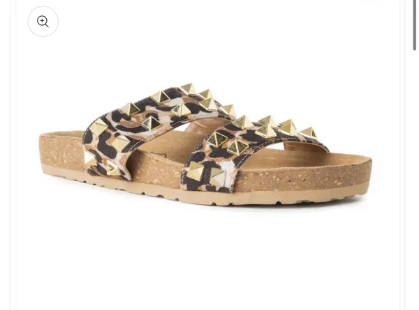 Myra Bags Leopard Bubble Sandals - Image 3