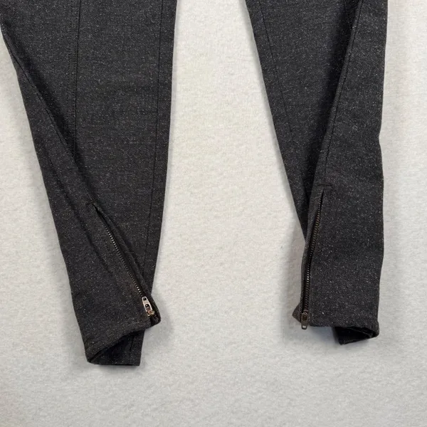 J Crew Pants Women 8P Gray Ankle Zip Slim Fit Mid Rise Office Business Casual - Image 3