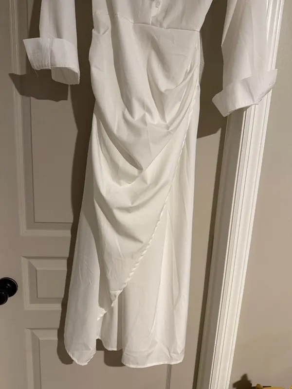 White T-shirt dress - Image 3