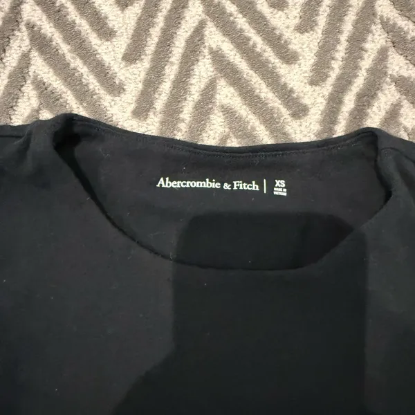 Abercrombie & Fitch Black Scoop Neck Bodysuit - Image 2