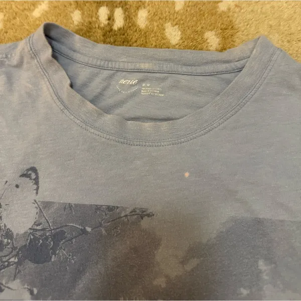 Aerie Butterfly Graphic Tee Women’s medium Y2K Distressed Grunge T-Shirt - Image 8