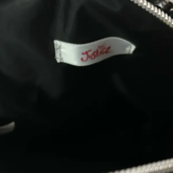 Justice Black and Silver Sequin Zebra Backpack Like New! - Image 7