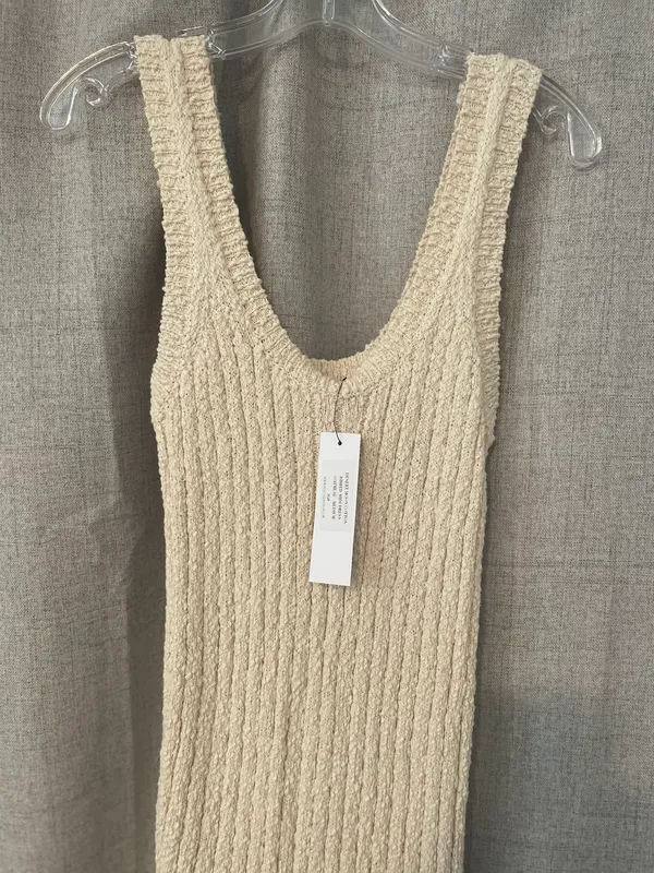 VICI | Desert Moon Ribbed Midi Dress | M - Image 2
