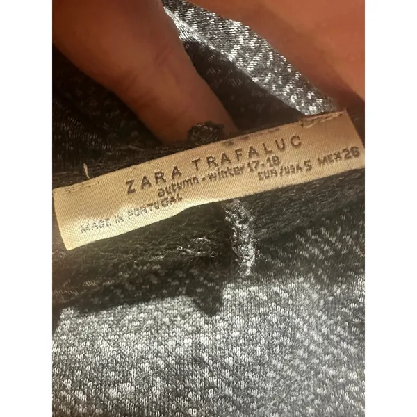 ZARA‎ Trafaluc Oversized Boxy Graphic Sweatshirt Dress Tunic Future Size S - Image 6