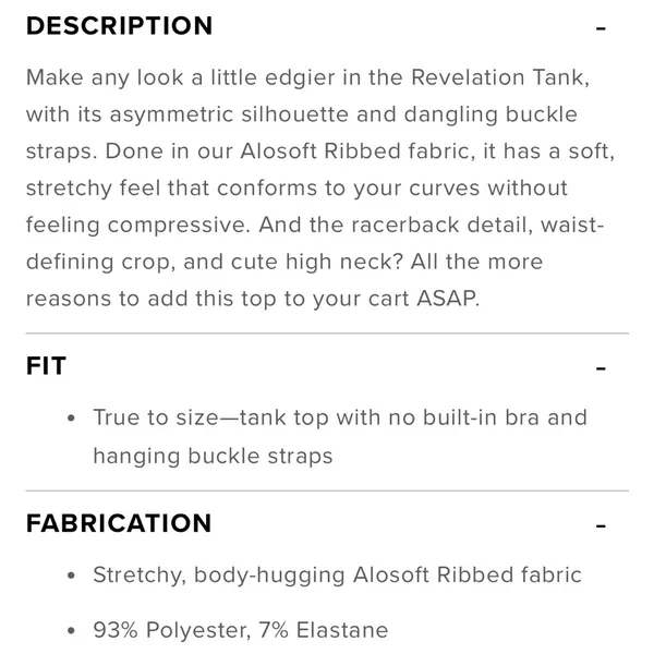 Alosoft Ribbed Revelation Tank - Image 7