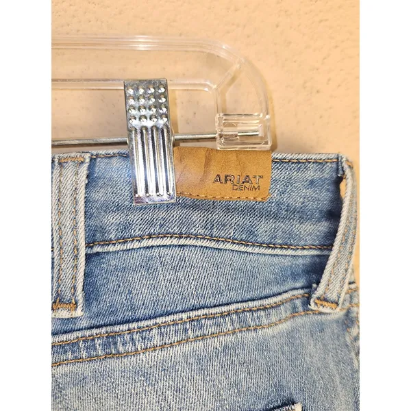 Ariat Womens Oakland Slim Trouser High Rise Wide Leg Jeans 34R 34 Regular - Image 4