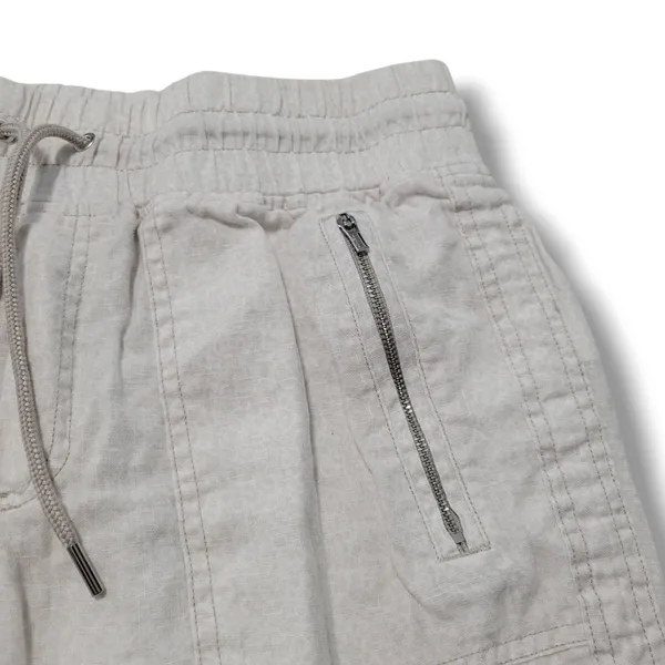 Athleta Pants Size 10 W29"xL26.5" Athleta Cabo Linen Jogger Pants Pull On Pants - Image 4