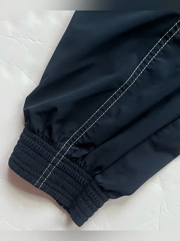 Athleta Dark Blue Jogger Track Pants with Contrast Stitching Size 16 - Image 5