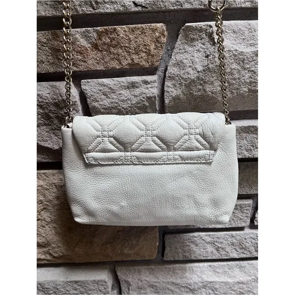 Kate Spade Naomi Astor Quilted Leather Crossbody Bag Bone Ivory - Image 11