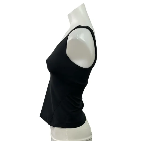 Lululemon Women's Black Scoop Neck Yoga Workout Running Athletic Tank Top Size 4 - Image 2