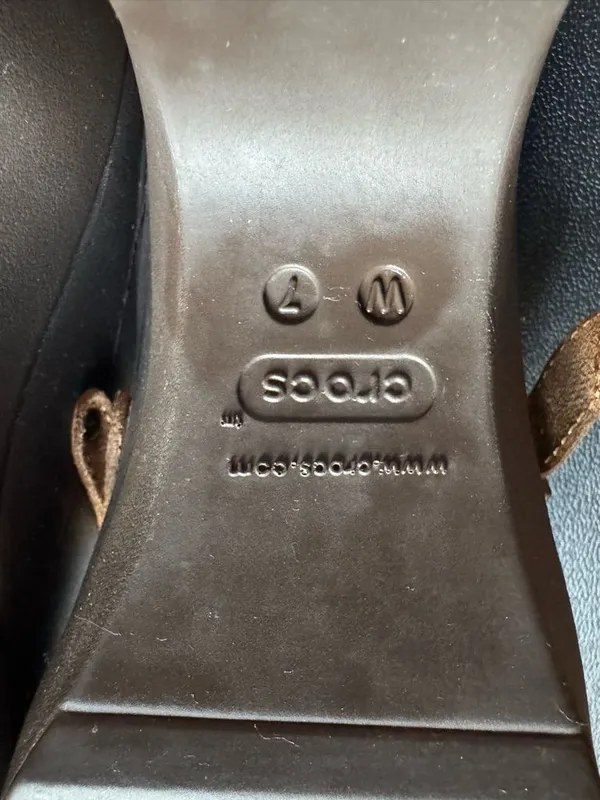 Crocs Sarah Clog Mule Dual Comfort Espresso 203631 Womens Size 7 - Image 8