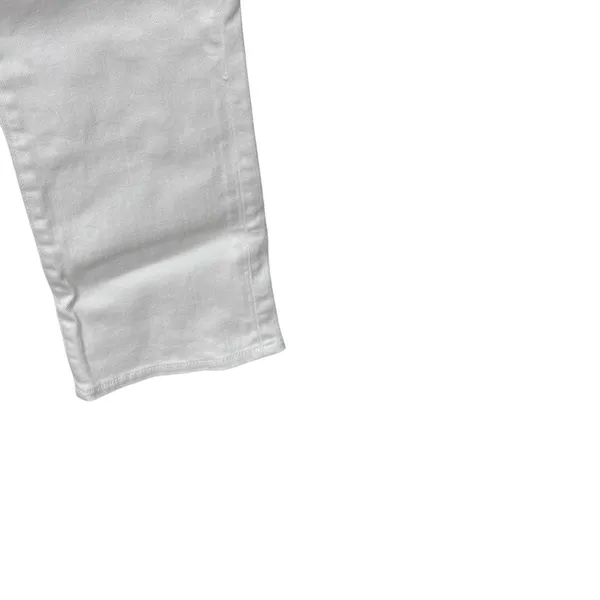 L'Agence‎ Women's White High-Rise Nadia Cropped Jeans Pants Size 27 - Image 3
