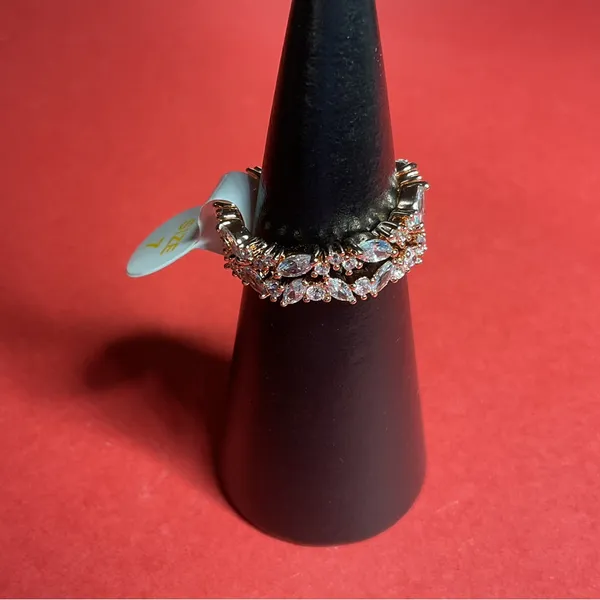 Bomb Party RG51414 “She Loves The Delicate” Cubic Zirconia RoseGold Sz7 Ring NWT - Image 2