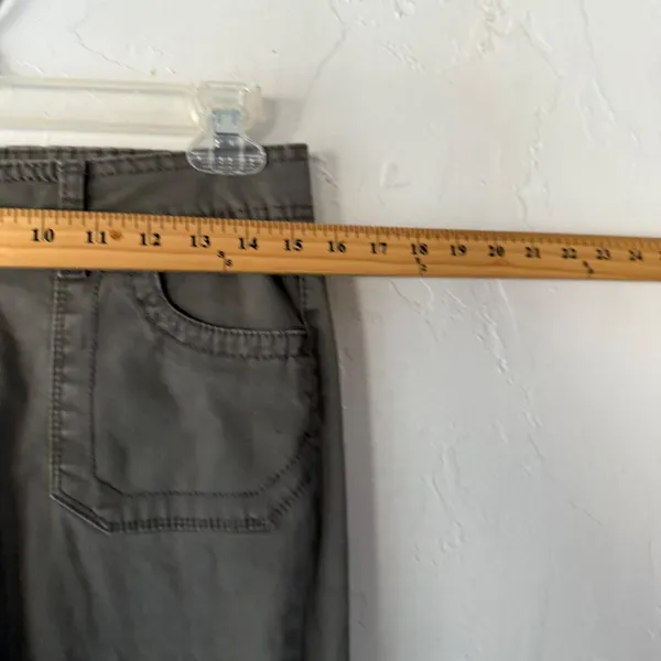 Aeropostale Vintage Y2k Cargo Pants Green Utility Pockets Straight 5/6‎ Low Rise - Image 7