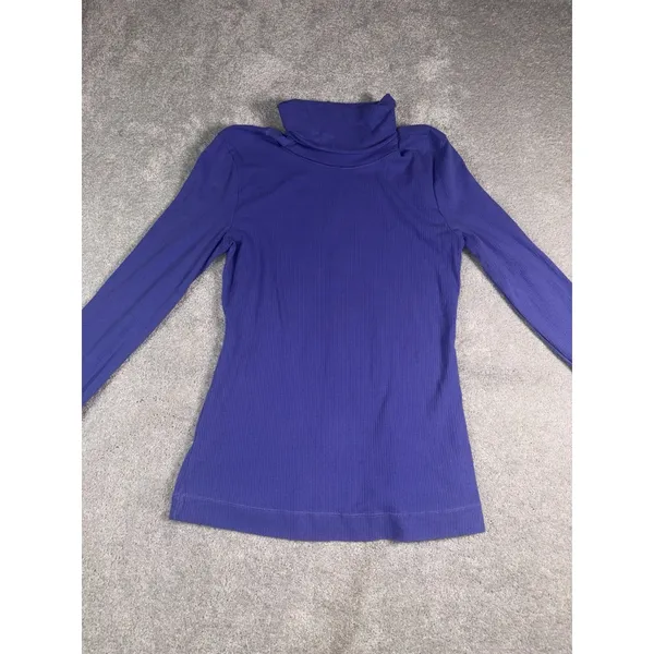 free people intimately purple bell sleeve turtleneck M Long Sleeve Shirt Blouse - Image 4