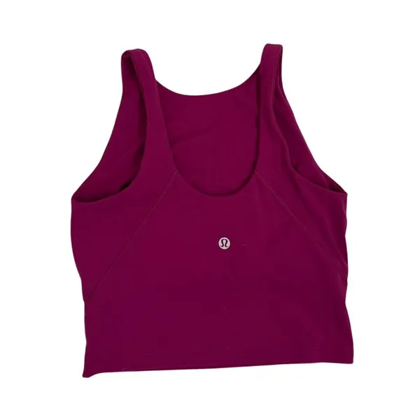 Lululemon Align Magenta High Neck Built in Bra Athletic Tank Size 2 - Image 2