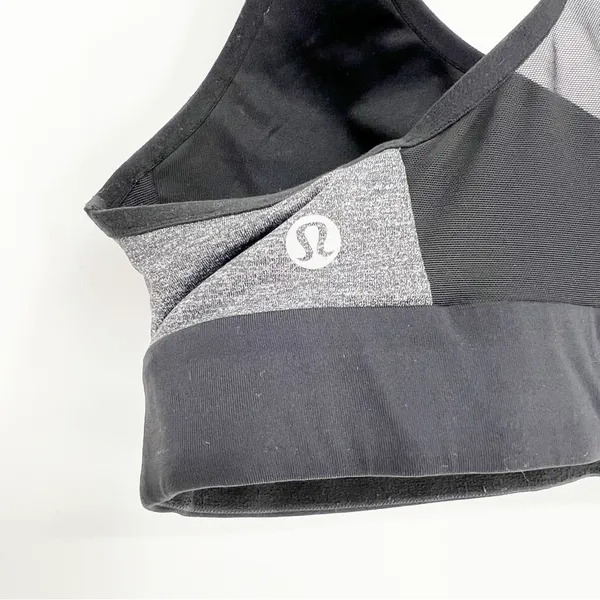 Lululemon‎ Speed Up High Support Sports Bra Women's 4 Gray Running Training - Image 6