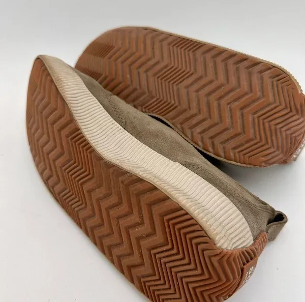 Sorel Sage Green Leather Out N About Slip On Sneakers Size 7.5 - Image 7
