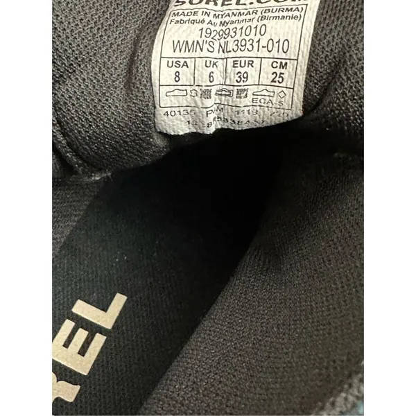 Sorel Womens Out N About Plus Lug Sole Boot Black Blue size8 - Image 8