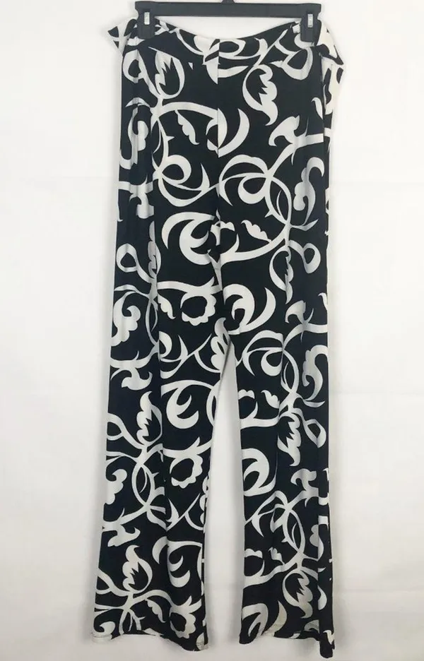 Flirt Pink Women's High Rise Floral Pants Juniors XL - Image 6