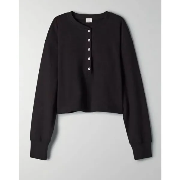 ✨Aritzia Wilfred Free Mavis Black Sz XS T-Shirt✨ - Image 2