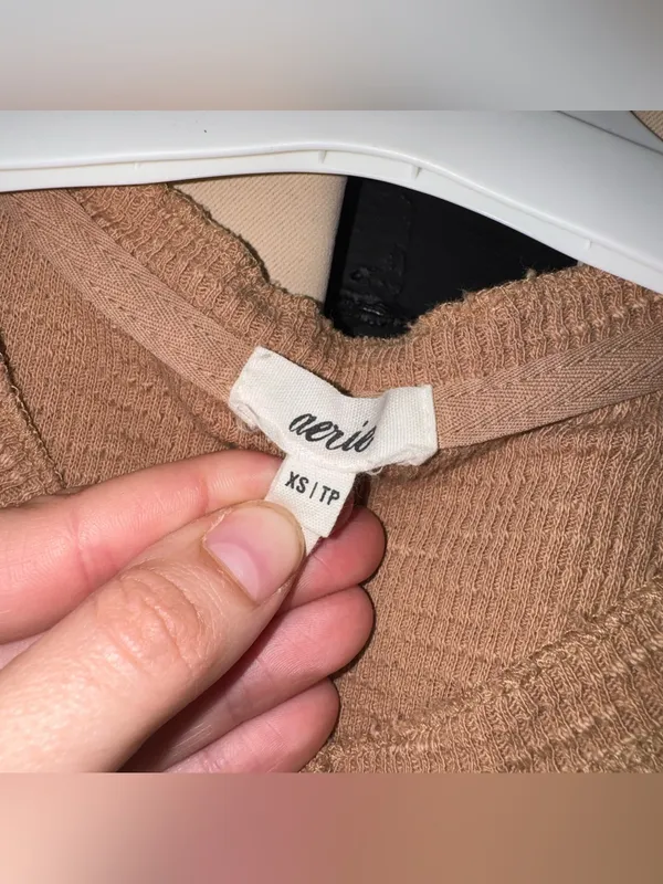 aerie brown tank top - Image 3