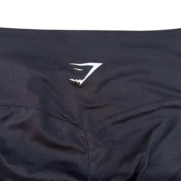 Gymshark Women's XS Black High Waisted Leggings Yoga Gym Activewear - Image 3