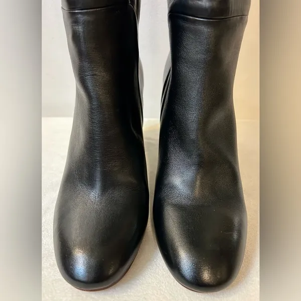 Lands’ End Stanton High Heel Tall Pullon Black Boots Size 9 - Image 5