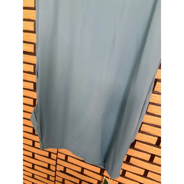 Halara Green Round Neck Ruched‎ Cool Touch Yoga Tank Top Size Small - Image 5