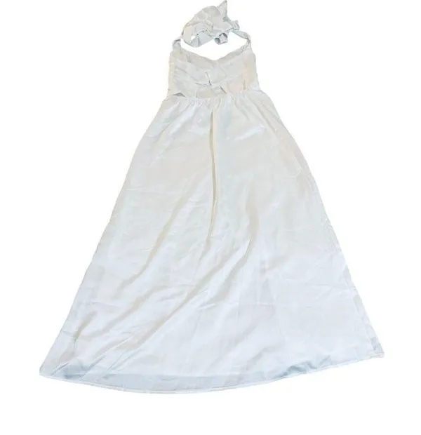 NWOT Show Me Your MuMu Mina Midi Dress Ivory Luxe Satin Size Small Formal - Image 6