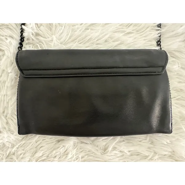 Loeffler Randall Tab‎ Black Leather Clutch Bag - Image 8