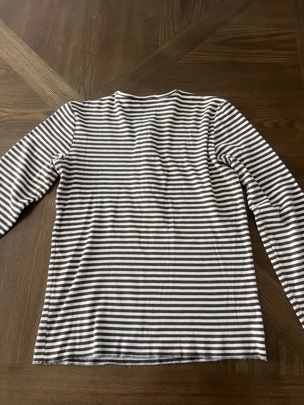 Gap Cotton Striped Long Sleeve Top - Image 3
