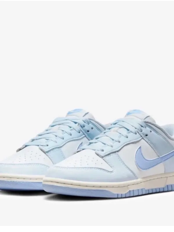 Nike Dunk Low Next Nature White Blue 5.5Y Women's Size 7 Rare Sneakers Shoes - Image 3