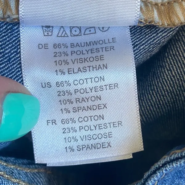 Articles of Society Indianola Distressed Flare Jeans Womens 7/28 Blue - Image 5