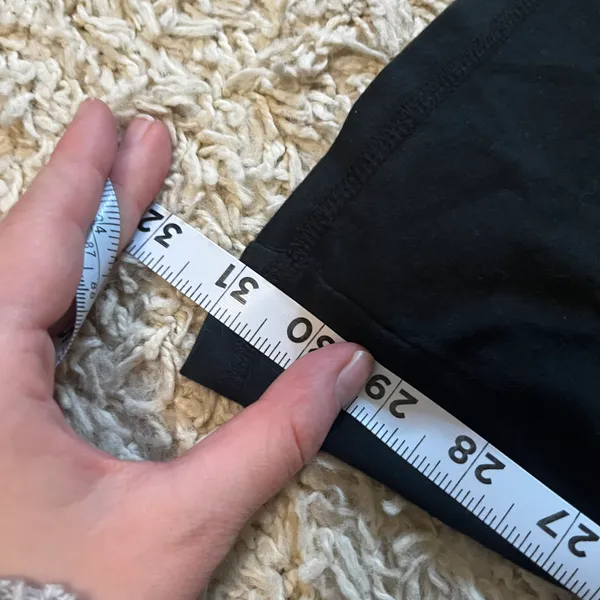 Hollister Black Flare Leggings Size Small - Image 3