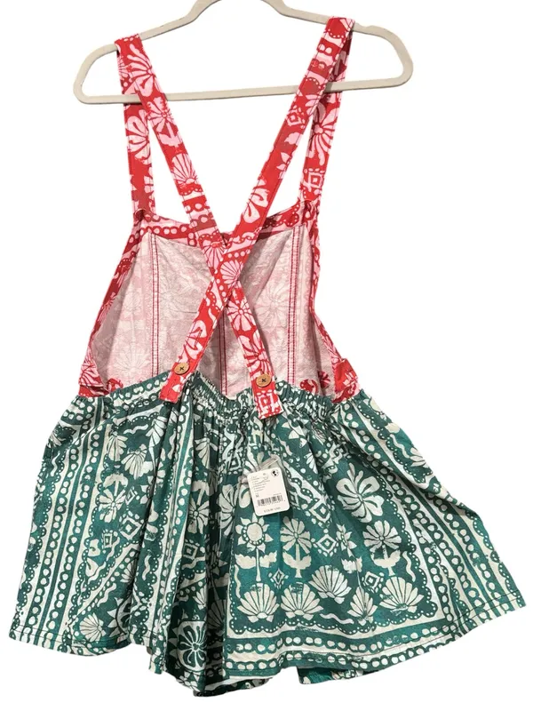 Free People Palm Bay Boho short overalls size M - Image 5