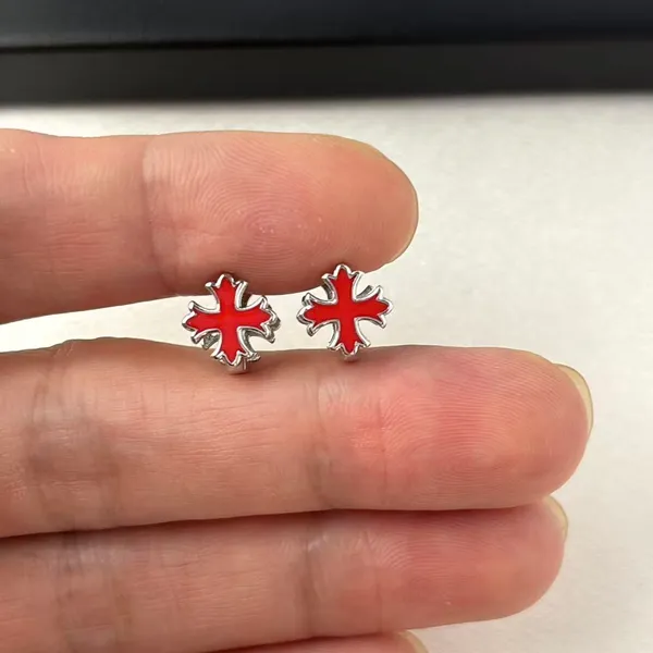 Small Cross Hoop Earrings for Men Women Streetwear Hip Hop Punk Unisex Style - Image 6