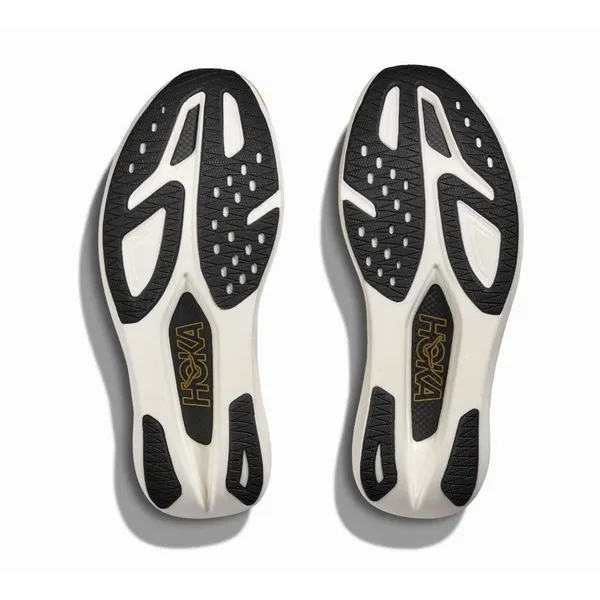 HOKA Unisex Rocket X 3 Running Shoes Black White Gold Size 7 Mens / 8 Womens NWB - Image 5