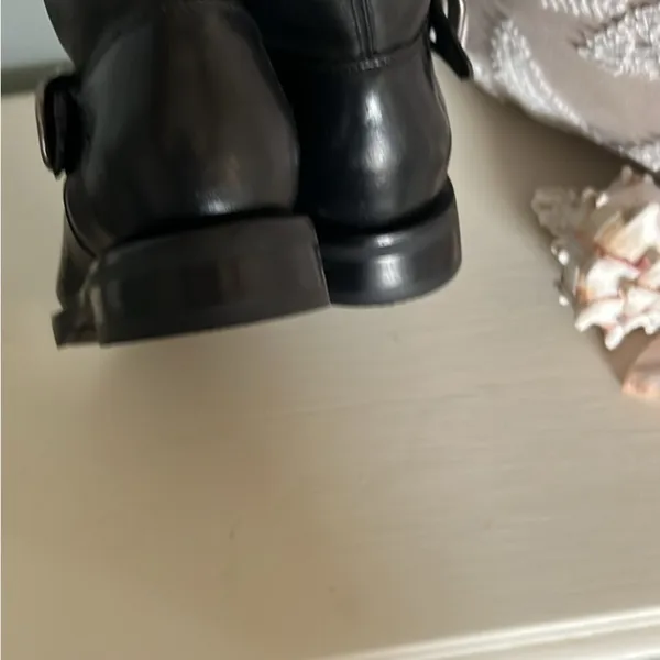 Women FRYE Black Leather Boots - Image 5