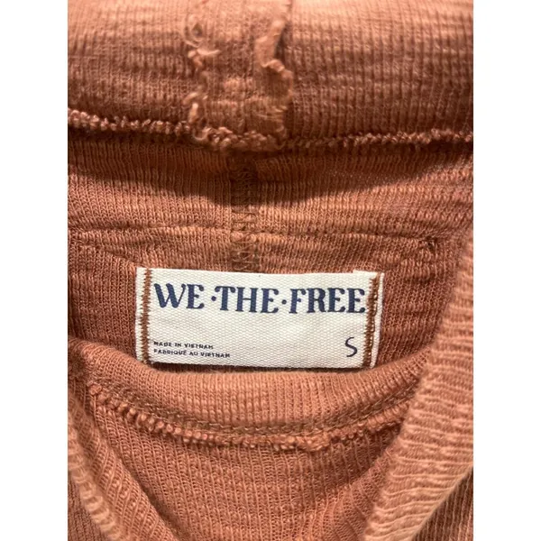 NWT Free People We The Free For Boys 3/4 Sleeves Turtleneck Top Sz S - Image 4