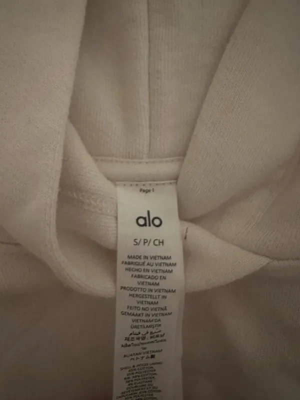 Alo Hoodie Yoga Cropped - Image 2
