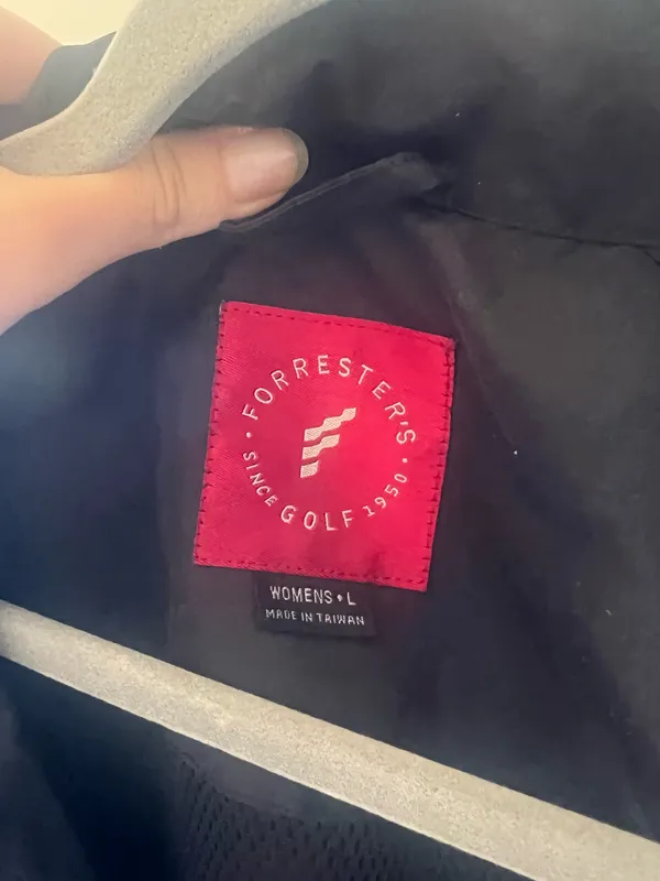 Forresters Golf Jacket Black Size L - Image 2