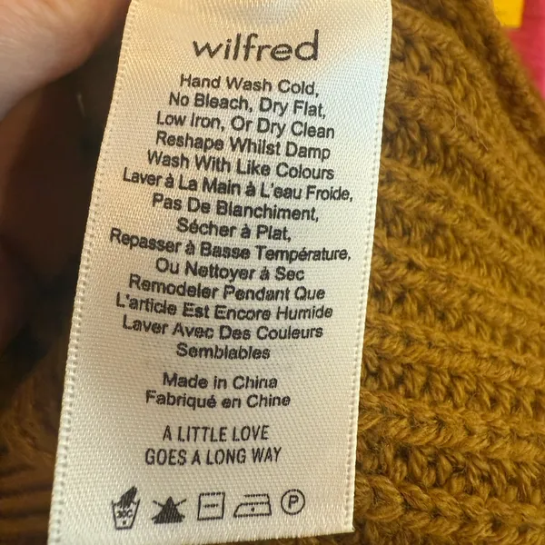 ARITZIA‎ WILFRED Serment Sweater in Mustard - Image 8